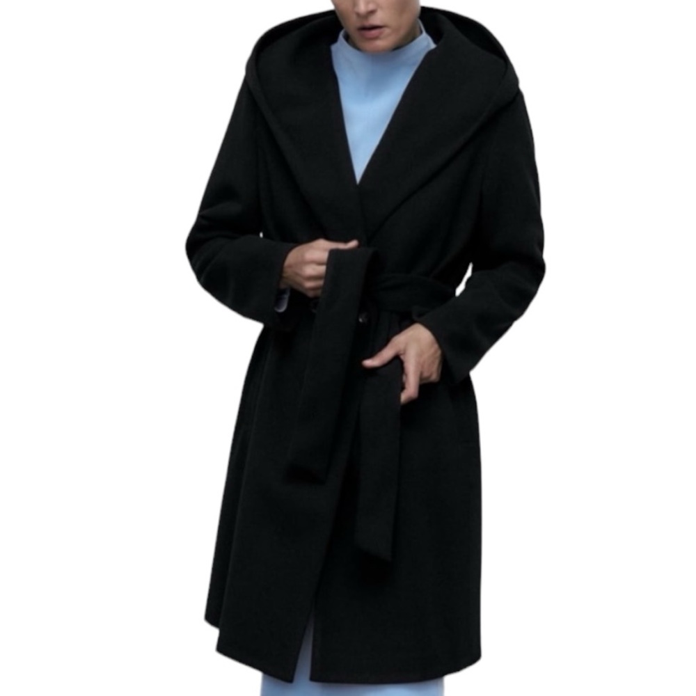 ZARA Soft Hooded Coat